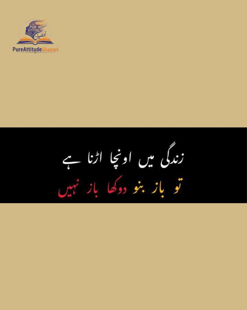good Attitude Shayari
