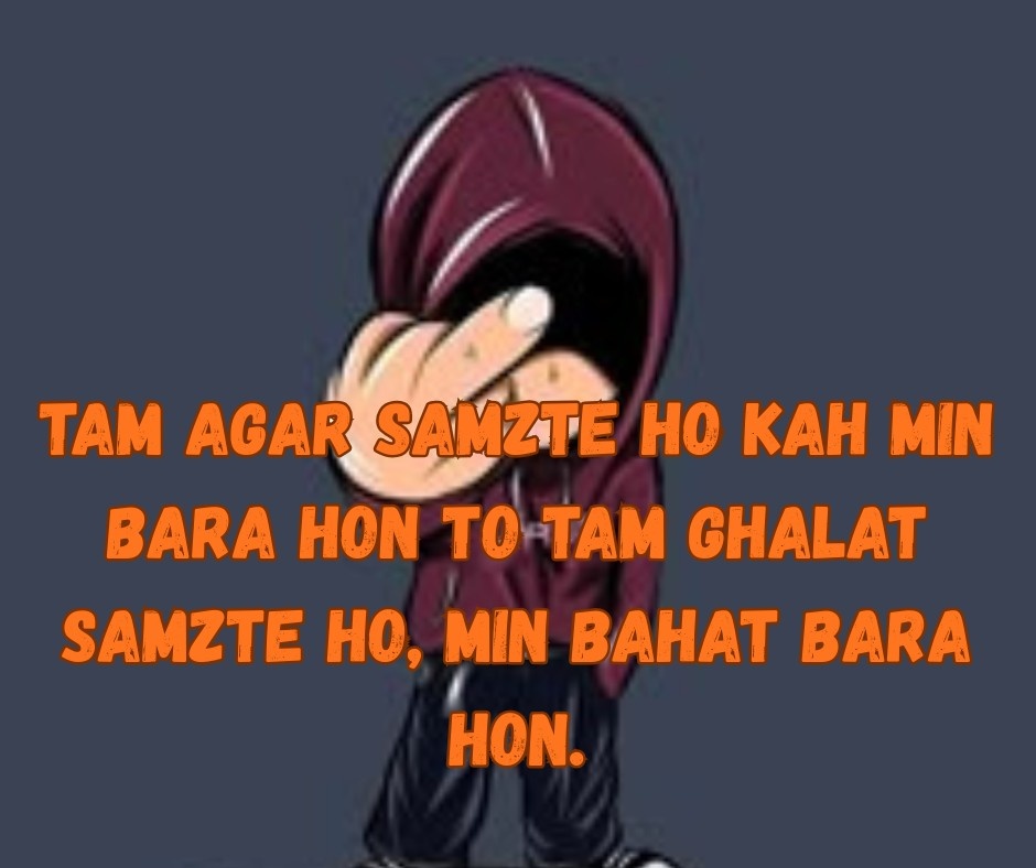attitude shayari