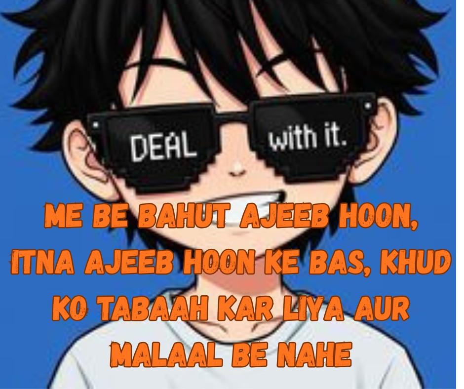 attitude shayari
