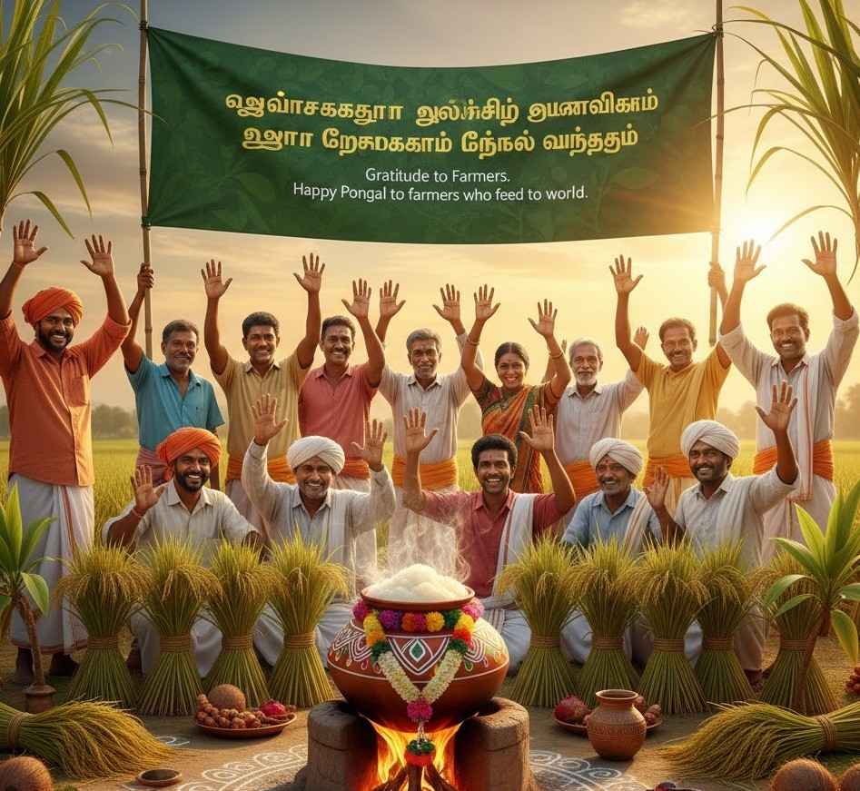 Pongal wishes in Tamil