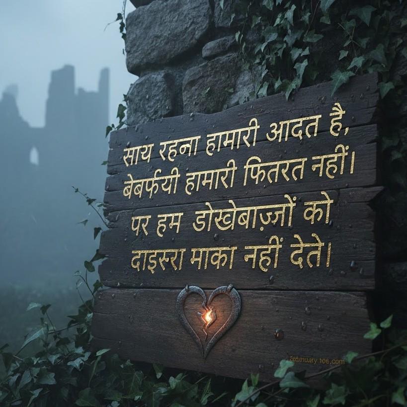 Badmash Shayari in Hindi