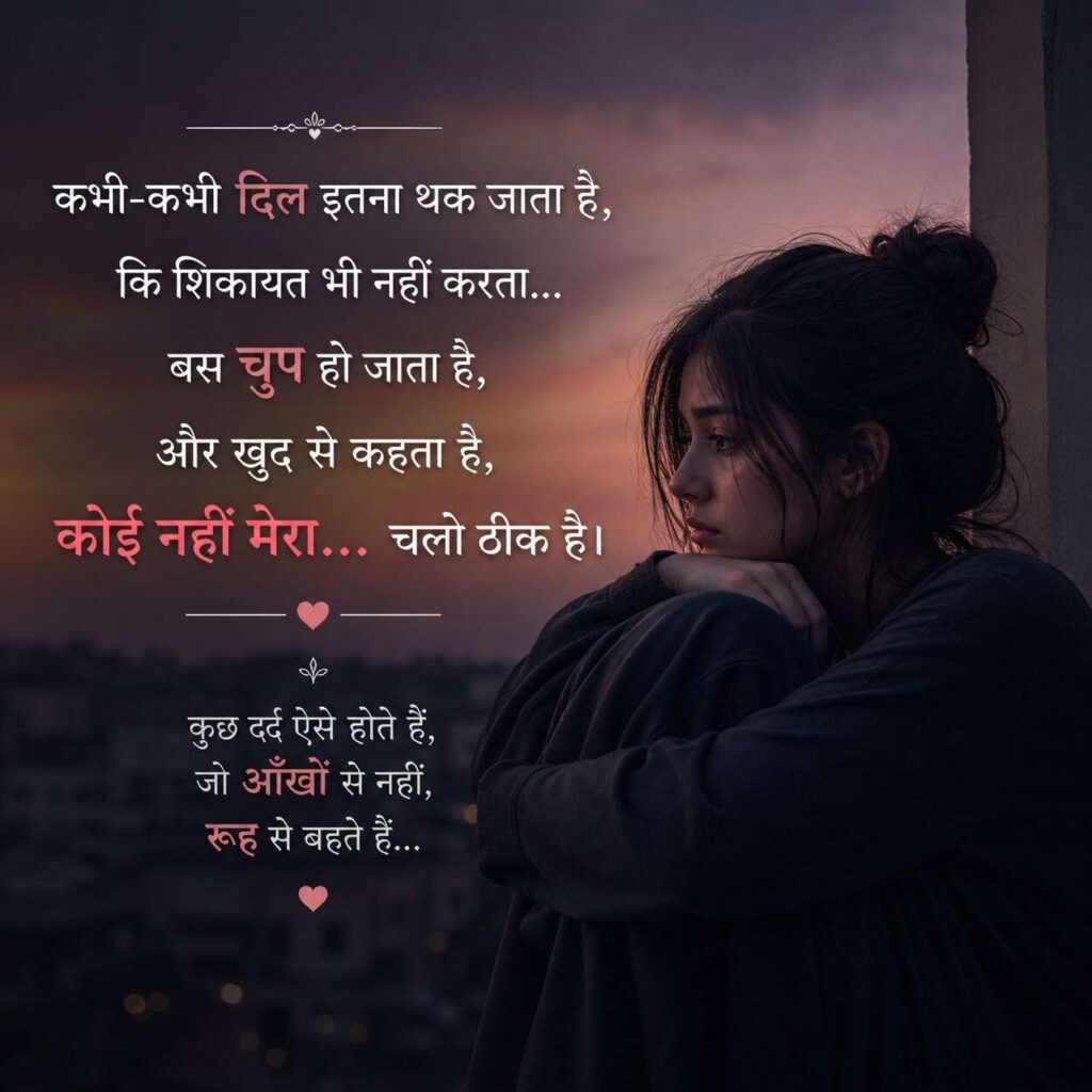 Sad Shayari for Girls in Hindi