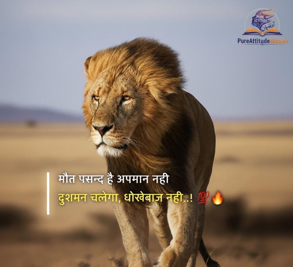 attitude shayari in hindi