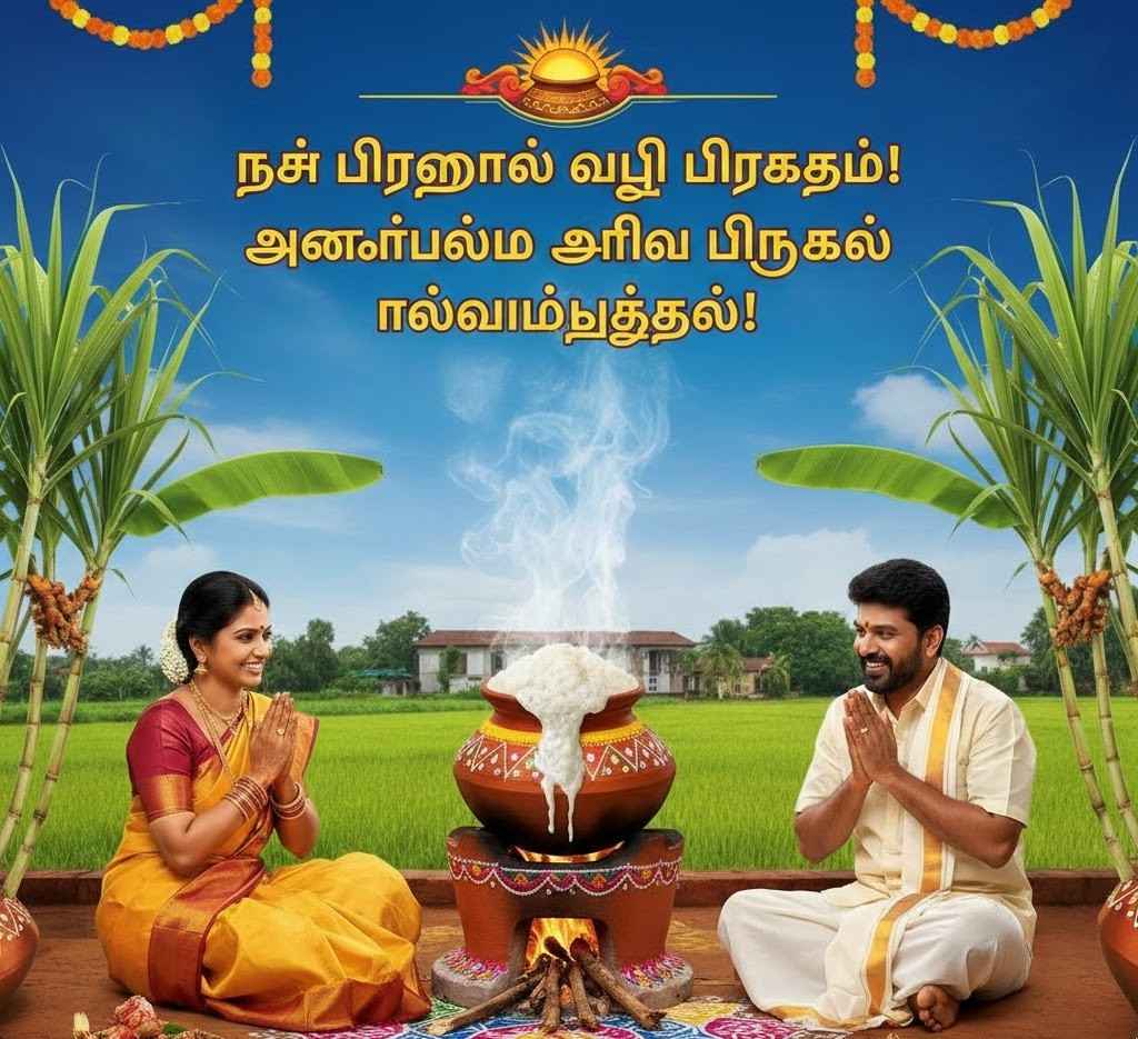 Pongal wishes in Tamil