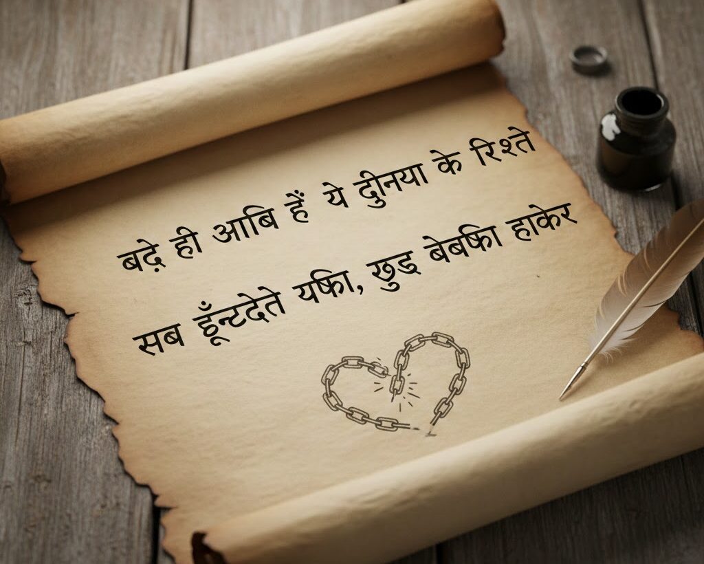 2-line shayari life