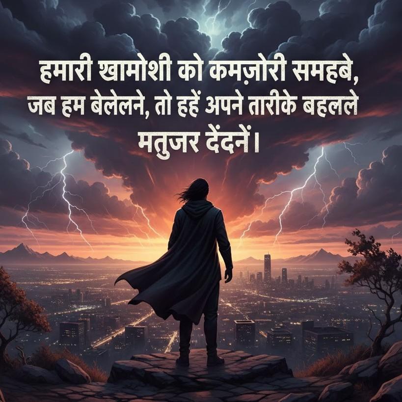 Badmash Shayari in Hindi