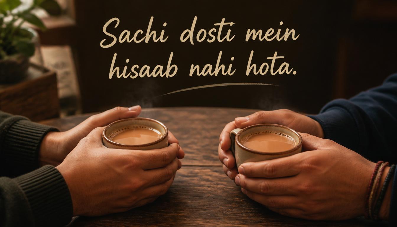 Dosti shayari 2 lines