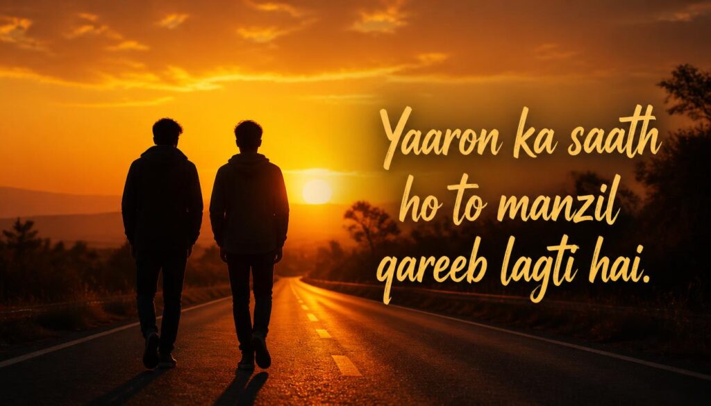 Two Line Friendship Shayari in Urdu
