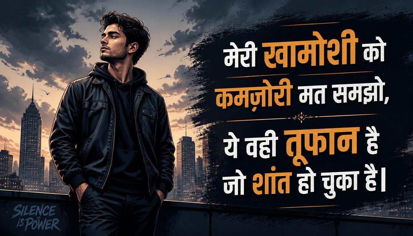 two line attitude shayari